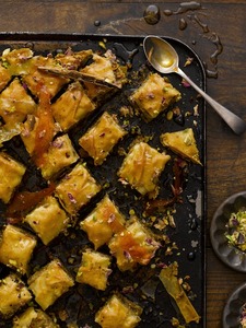 Food styling: Baklava