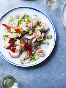 Food styling: Shrimp Kinilaw