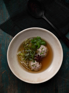 Food styling: Pork Dumplings